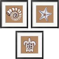 Framed Ocean World 3 Piece Framed Art Print Set