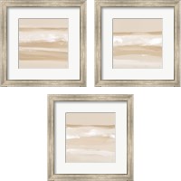 Framed 'Neutral Slate 3 Piece Framed Art Print Set' border=