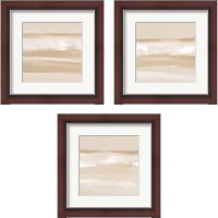 Framed 'Neutral Slate 3 Piece Framed Art Print Set' border=