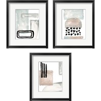 Framed 'Another Place 3 Piece Framed Art Print Set' border=