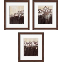 Framed 'Old Cartagena 3 Piece Framed Art Print Set' border=