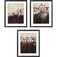 Framed 'Old Cartagena 3 Piece Framed Art Print Set' border=
