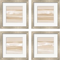 Framed 'Neutral Slate 4 Piece Framed Art Print Set' border=