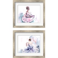 Framed 'Ballet 2 Piece Framed Art Print Set' border=