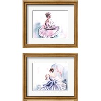 Framed 'Ballet 2 Piece Framed Art Print Set' border=