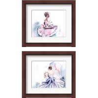 Framed 'Ballet 2 Piece Framed Art Print Set' border=