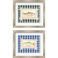 Framed 'Framed Lake Fish 2 Piece Framed Art Print Set' border=