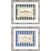 Framed 'Framed Lake Fish 2 Piece Framed Art Print Set' border=