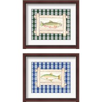 Framed 'Framed Lake Fish 2 Piece Framed Art Print Set' border=