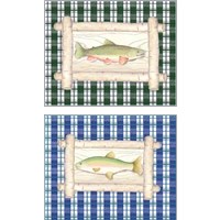 Framed Framed Lake Fish 2 Piece Art Print Set