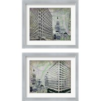 Framed Cityscape  2 Piece Framed Art Print Set