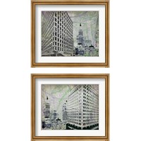 Framed Cityscape  2 Piece Framed Art Print Set