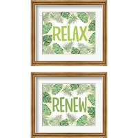 Framed Relax & Renew 2 Piece Framed Art Print Set