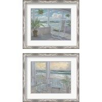 Framed 'Coastal Porch 2 Piece Framed Art Print Set' border=