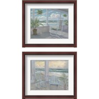 Framed 'Coastal Porch 2 Piece Framed Art Print Set' border=