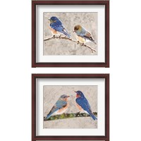 Framed Eastern Bluebirds 2 Piece Framed Art Print Set