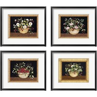 Framed 'Fruit Bowl 4 Piece Framed Art Print Set' border=