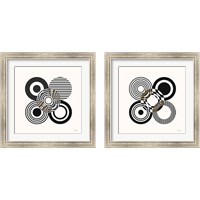 Framed Deco Retro black 2 Piece Framed Art Print Set