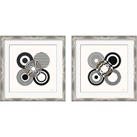 Framed 'Deco Retro black 2 Piece Framed Art Print Set' border=