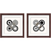 Framed Deco Retro black 2 Piece Framed Art Print Set