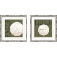 Framed 'Golf Days 2 Piece Framed Art Print Set' border=