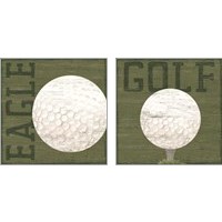 Framed Golf Days 2 Piece Art Print Set