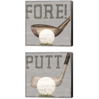 Framed Golf Days 2 Piece Canvas Print Set