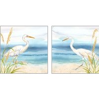 Framed 'By the Seashore 2 Piece Art Print Set' border=