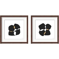 Framed 'Noir & Blanc 2 Piece Framed Art Print Set' border=