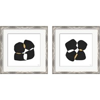 Framed 'Noir & Blanc 2 Piece Framed Art Print Set' border=