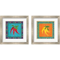 Framed 'Mucho Caliente 2 Piece Framed Art Print Set' border=