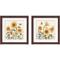 Framed Sunflower Season 2 Piece Framed Art Print Set