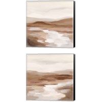 Framed 'Cinnamon Riverbank 2 Piece Canvas Print Set' border=