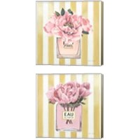 Framed Floral Perfume 2 Piece Canvas Print Set