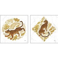 Framed Big Cat Beauty 2 Piece Art Print Set