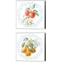 Framed Blooming Orchard 2 Piece Canvas Print Set