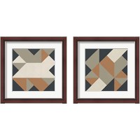 Framed Triangles Highland 2 Piece Framed Art Print Set