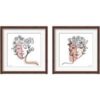 Framed 'Face of Spring 2 Piece Framed Art Print Set' border=