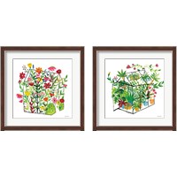 Framed Greenhouse Blooming 2 Piece Framed Art Print Set