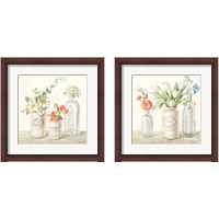 Framed Marmalade Flowers 2 Piece Framed Art Print Set