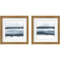 Framed Waterway Minimalism 2 Piece Framed Art Print Set