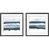 Framed Waterway Minimalism 2 Piece Framed Art Print Set