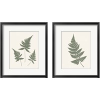 Framed 'Forest Shadows Green 2 Piece Framed Art Print Set' border=