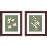 Framed Botanical Study Forest Green 2 Piece Framed Art Print Set