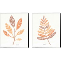Framed 'Botanical Sketches Spice 2 Piece Canvas Print Set' border=