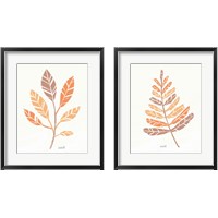Framed 'Botanical Sketches Spice 2 Piece Framed Art Print Set' border=