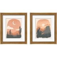 Framed 'Desert  2 Piece Framed Art Print Set' border=