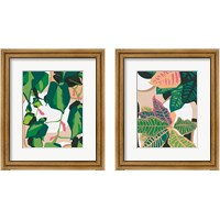 Framed 'Green House 2 Piece Framed Art Print Set' border=