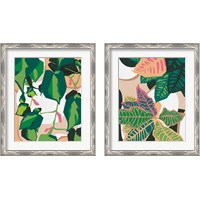 Framed 'Green House 2 Piece Framed Art Print Set' border=