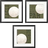 Framed Golf Days 3 Piece Framed Art Print Set